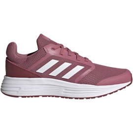 Tênis de corrida feminino adidas Galaxy 5 rosa FW6124