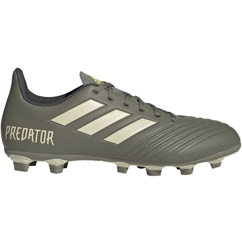 Chuteiras Adidas Predator 19.4 FxG EF8211 azul marinho cinza