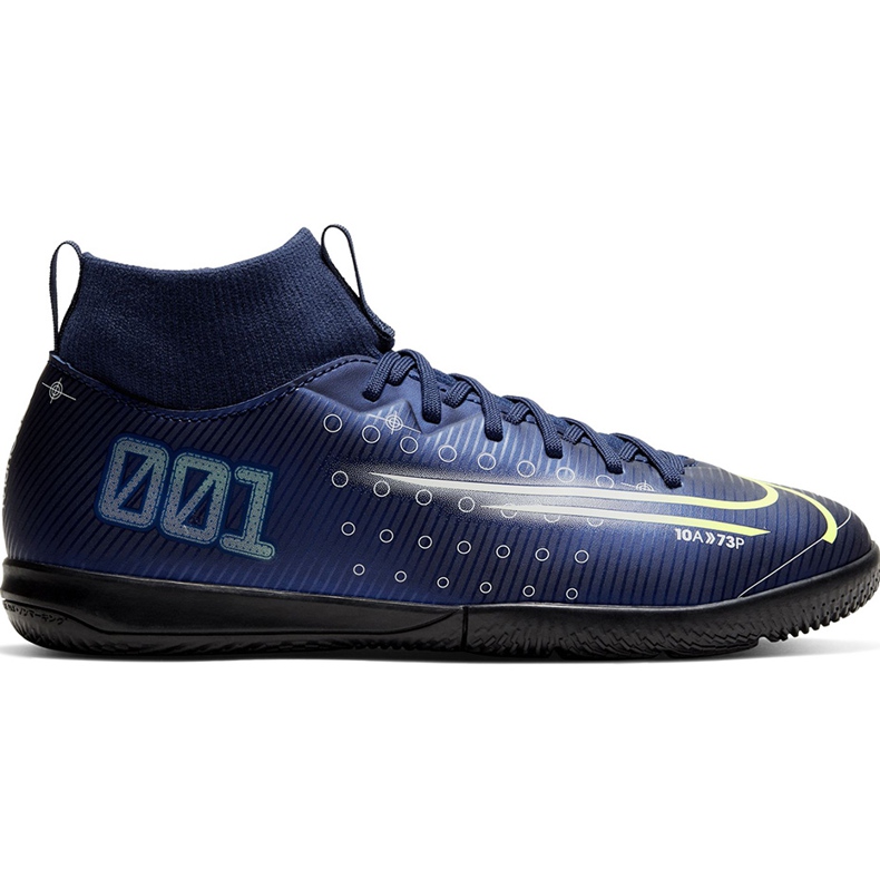 Chuteira Nike Mercurial Superfly 7 Academy Mds Ic Junior BQ5529 401 azul marinho azul marinho