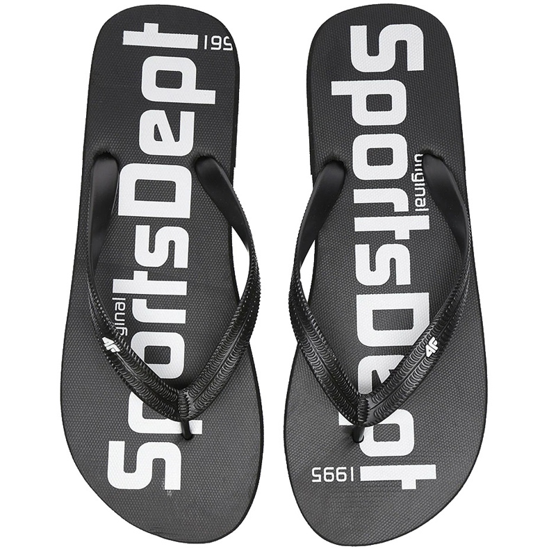 Chinelos masculinos 4F preto profundo H4L20 KLM006 20S