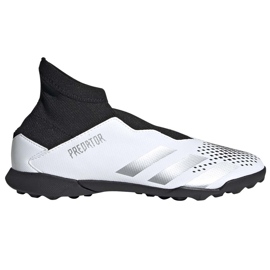 Chuteiras Adidas Predator 20.3 Ll Tf Junior FW9211 branco branco