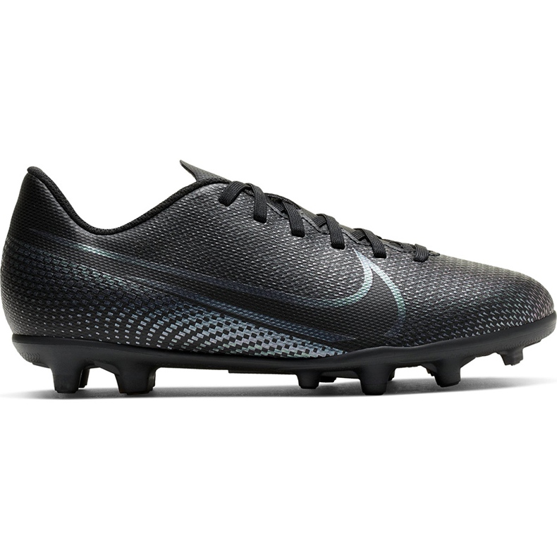 Chuteiras Nike Mercurial Vapor 13 Club FG / MG Junior AT8161 010 preto preto
