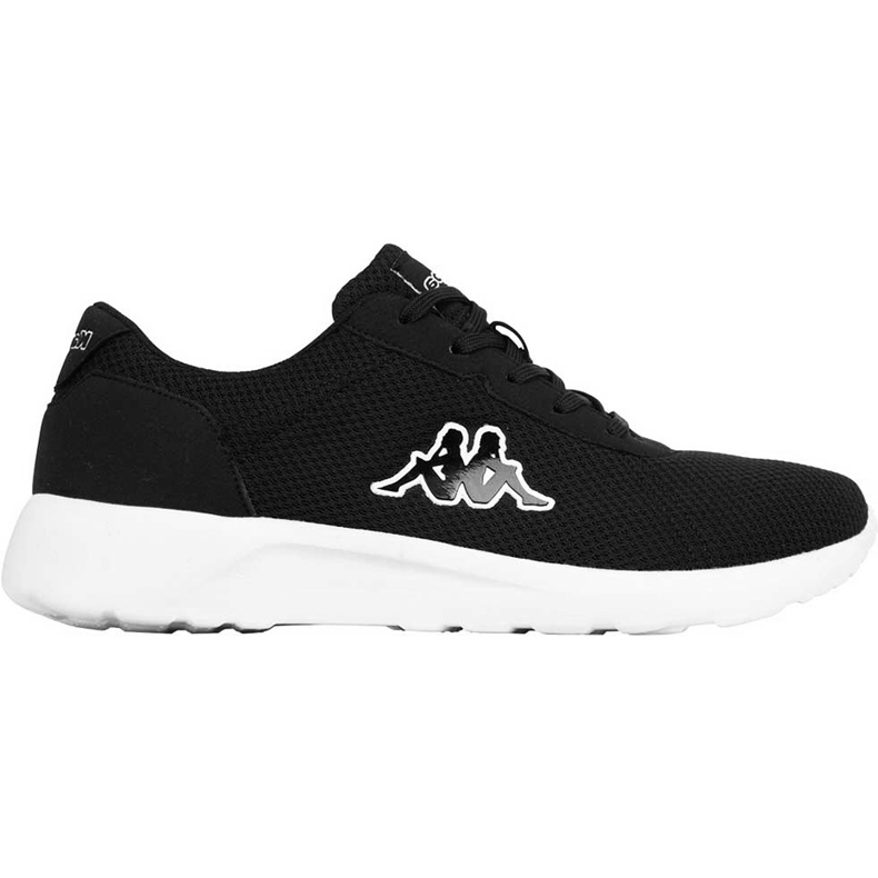 Sapatos masculinos negros Kappa Tunes 242195 1111 preto
