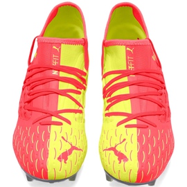Puma Future 5.3 Netfit Osg Fg Ag 105936 01 chuteiras laranja
