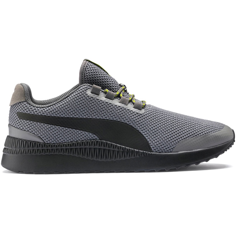Sapatos masculinos Puma Pacer Next Fs Knit 2.0 cinza 370507 02