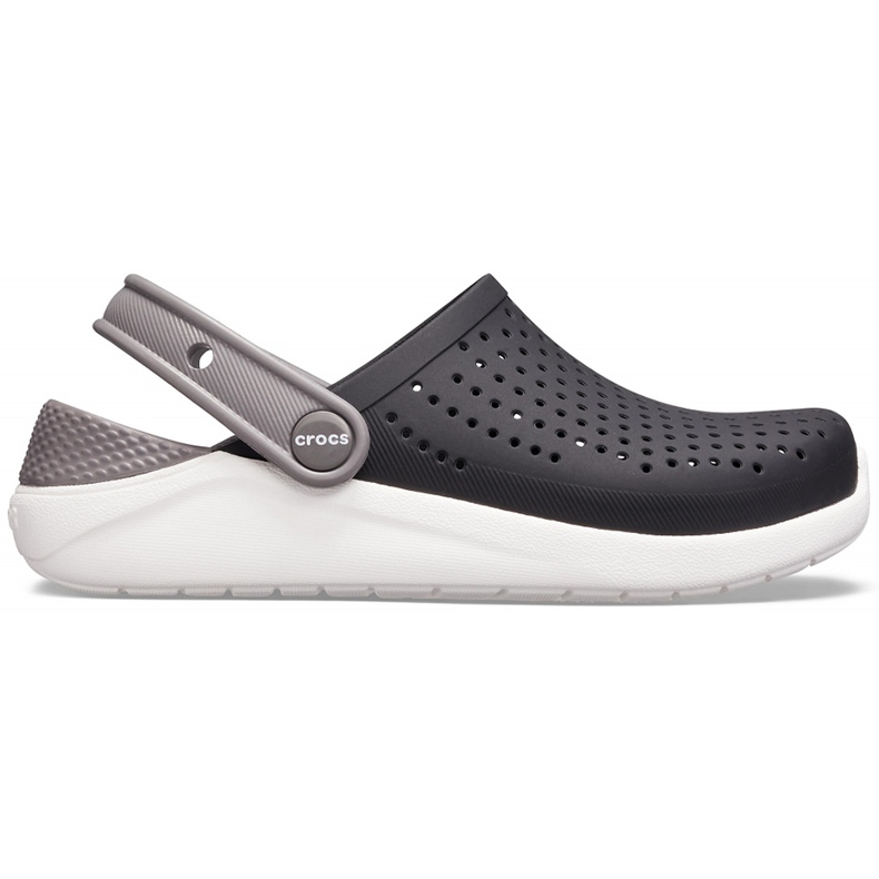Crocs Kids LiteRide Clog Kids preto e branco 205 964 066