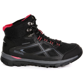 Sapatos femininos Regatta Wms Kota Mid preto e rosa RWF490 7HQ