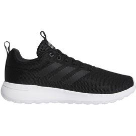 Sapatos femininos Adidas Lite Racer Cln preto e branco BB6896 Sapatos femininos Adidas Lite Racer Cln preto e branco BB6896