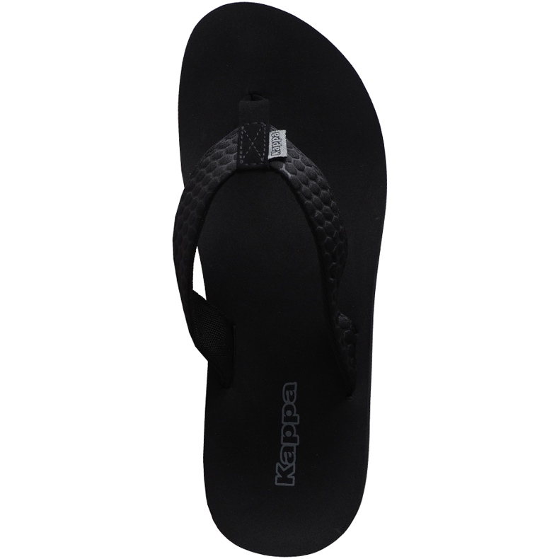 Chinelos pretos femininos Kappa Pahoa 242668 1111