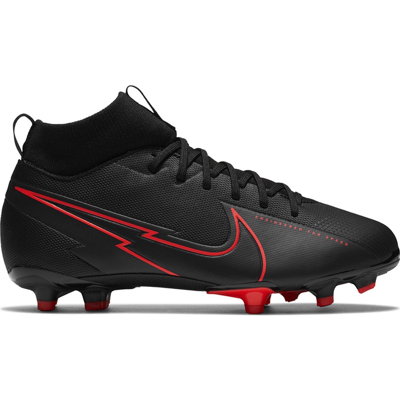 Chuteira Nike Mercurial Superfly 7 Academy FG / MG Junior AT8120 060 preto preto