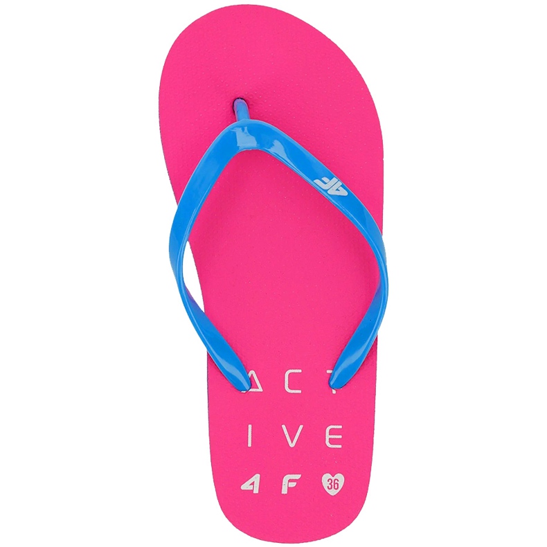 Chinelos para meninas 4F fúcsia HJL20 JKLD001 55S rosa