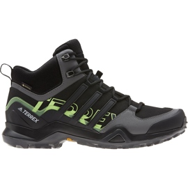 Sapatos masculinos Adidas Terrex Swift R2 Mid Gtx pretos EH2281