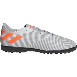 Chuteiras Adidas Nemeziz 19.4 Tf Jr cinza EF8306 multicolorido