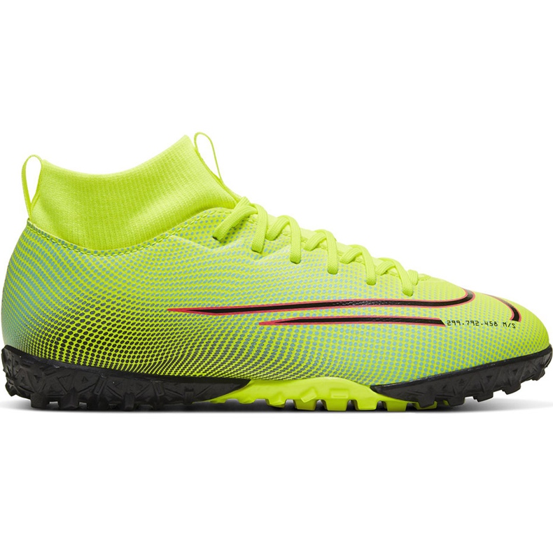 Chuteira Nike Mercurial Superfly 7 Academy Mds Tf Junior BQ5407 703 multicolorido amarelo