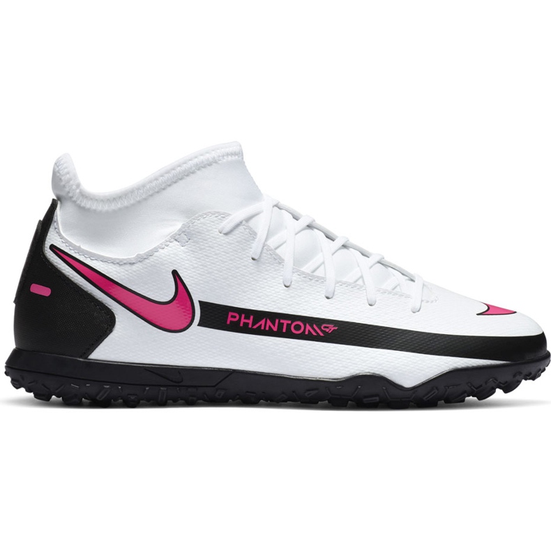 Chuteira Nike Phantom Gt Club Df Tf Junior CW6729 160 branco branco