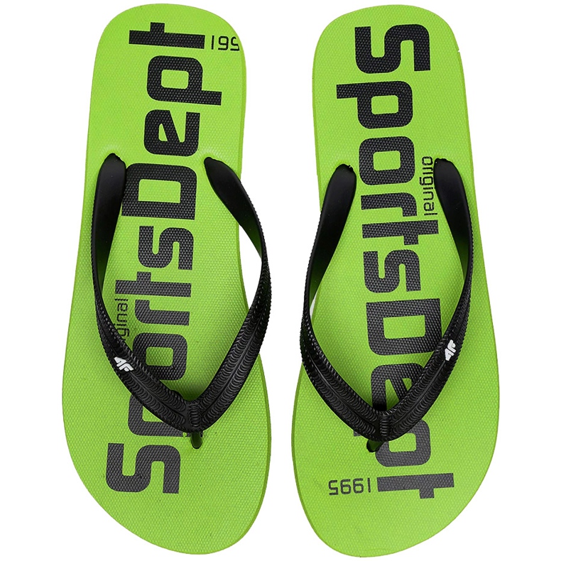 Chinelos masculinos 4F neon verde H4L20 KLM006 41N