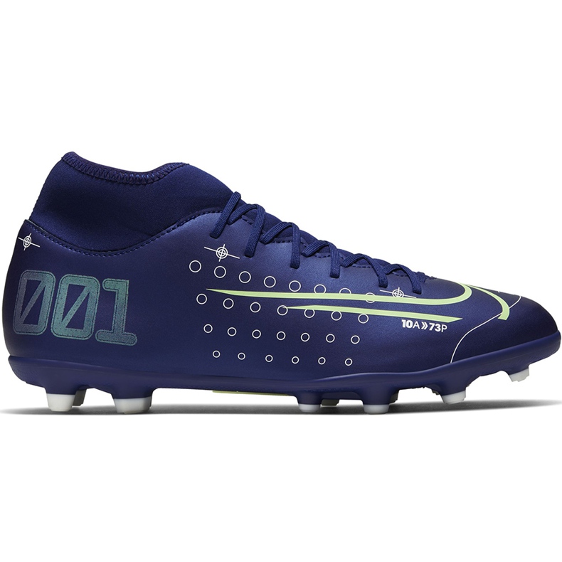 Chuteira Nike Mercurial Superfly 7 Club Mds FG / MG BQ5463 401 azul marinho azul