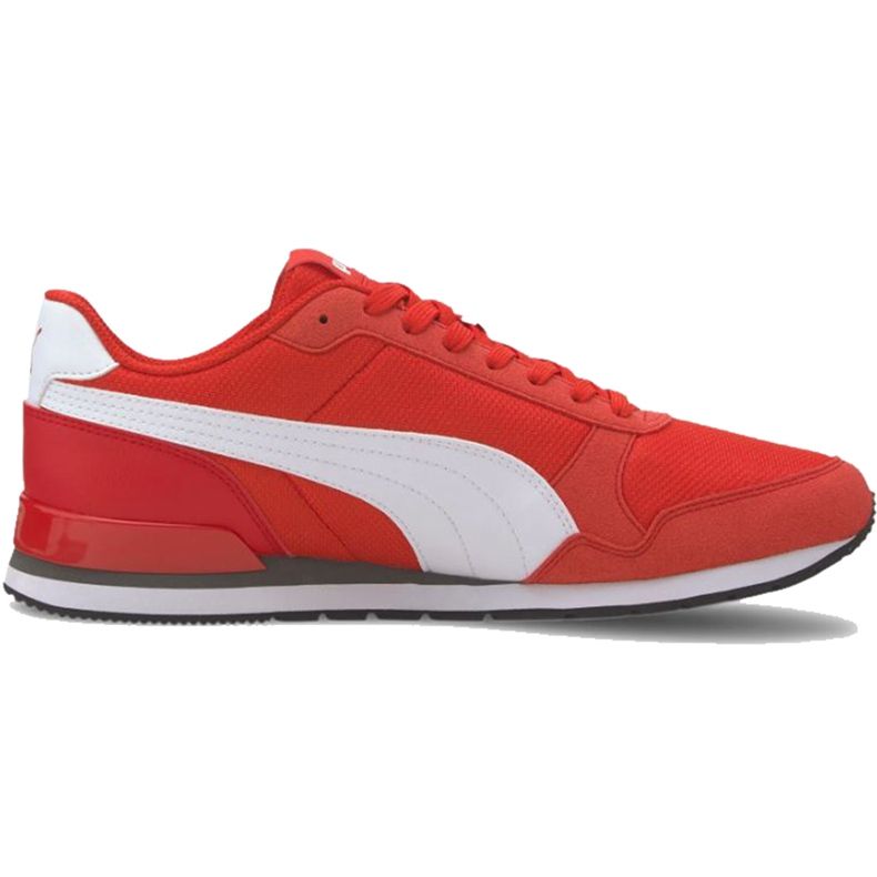 Calçados masculinos Puma St Runner v2 Malha vermelha 366811 09 vermelho