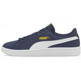 Puma Smash v2 Buck azul marinho 365182 22 calçados infantis