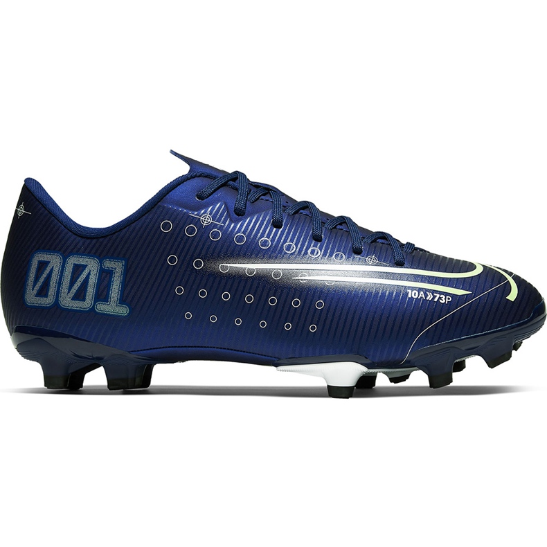 Chuteira Nike Mercurial Vapor 13 Academy Mds FG / MG Junior CJ0980 401 azul marinho azul marinho