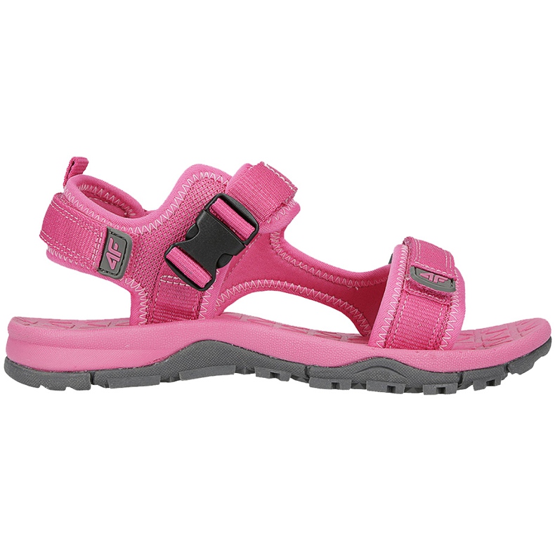 Sandálias femininas 4F fúcsia HJL20 JSAD002 55S rosa
