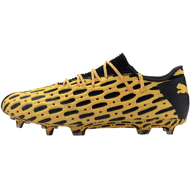 Chuteiras Puma Future 5.1 Netfit Low Fg Ag amarelo 105791 02