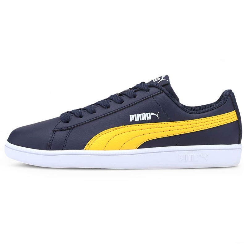 Calçado infantil Puma Up azul marinho 373600 08 amarelo