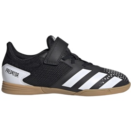 Chuteiras Adidas Predator 20.4 H&amp;L In Sala Jr FW9226 preto preto