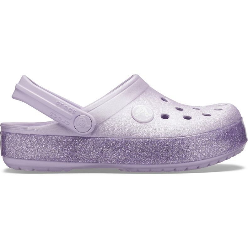 Crocs para crianças Crocband Glitter Clog Kids roxo 205 936 530 tolet
