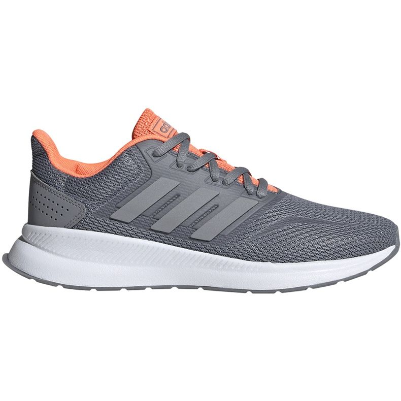 Sapatos femininos Adidas Runfalcon cinza-laranja EG8628