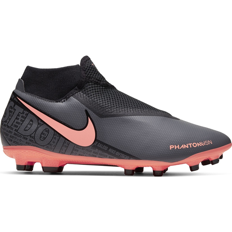 Chuteiras Nike Phantom Vsn Academy Df FG / MG AO3258 080 cinza, rosa cinza