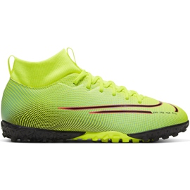 Chuteira Nike Mercurial Superfly 7 Academy Mds Tf BQ5435 703 azul, celadon verde