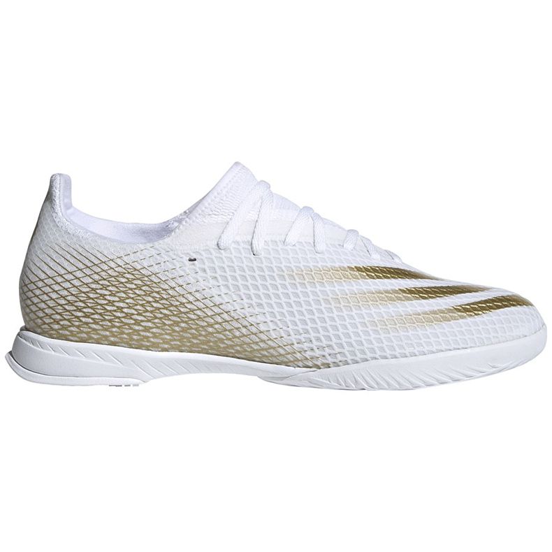 Chuteiras Adidas X GHOSTED.3 Em EG8204 ouro branco dourado