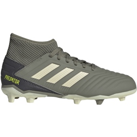 Chuteiras Adidas Predator 19.3 Fg Jr EF8215 cinza