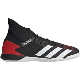 Adidas Predator 20.3 Em chuteiras EF2209 pretas e vermelhas multicolorido preto