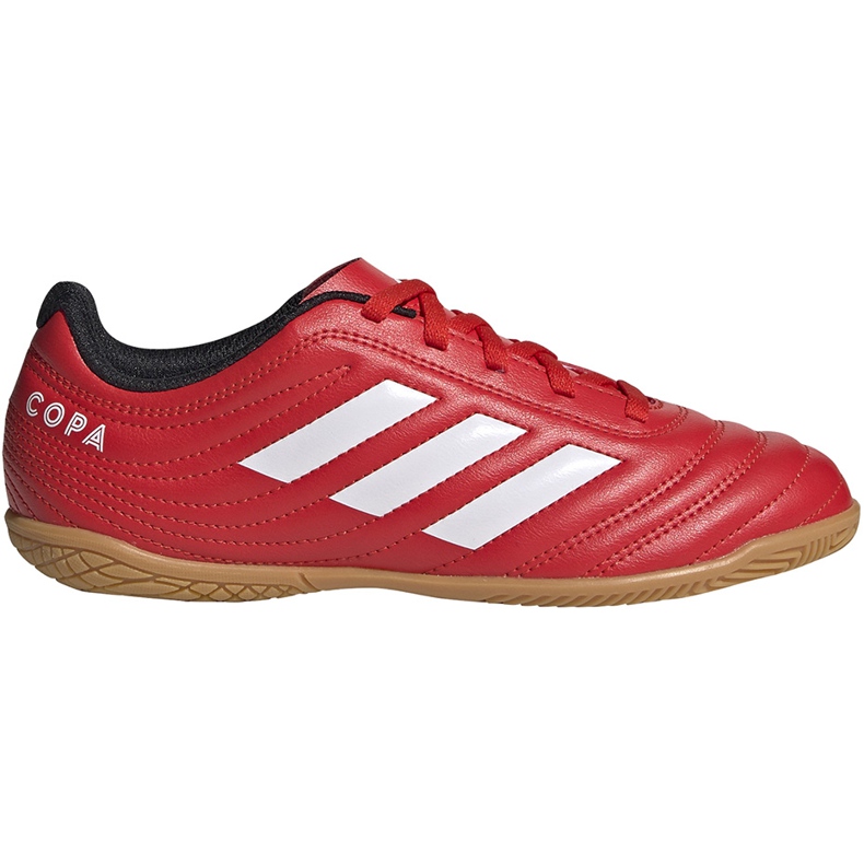 Chuteiras vermelhas Adidas Copa 20.4 In Jr EF1928 vermelho vermelho