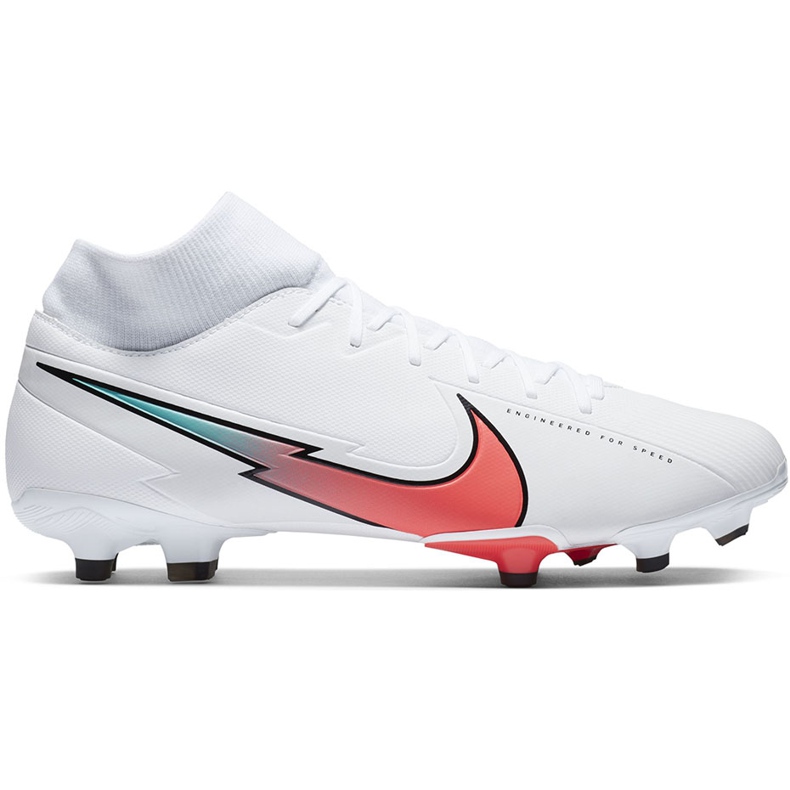 Chuteira Nike Mercurial Superfly 7 Academy FG / MG AT7946 163 futebol branco branco