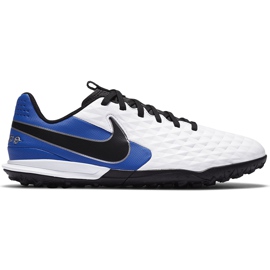 Chuteira Nike Tiempo Legend 8 Academy Tf Junior AT5736 104 azul branco