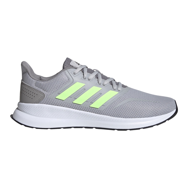 Sapatos masculinos Grey Adidas Runfalcon FW5043 cinza