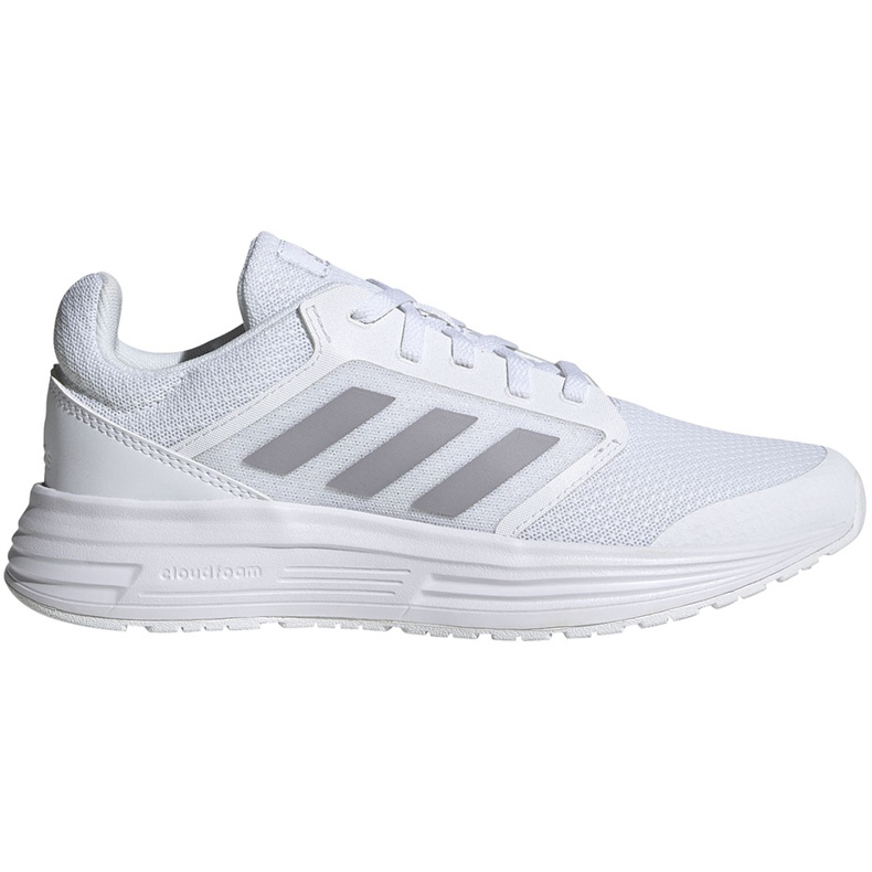Tênis de corrida feminino adidas Galaxy 5 branco FW6126