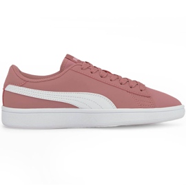 Puma Smash v2 Buck Jr. rosa 365182 21 calçados infantis