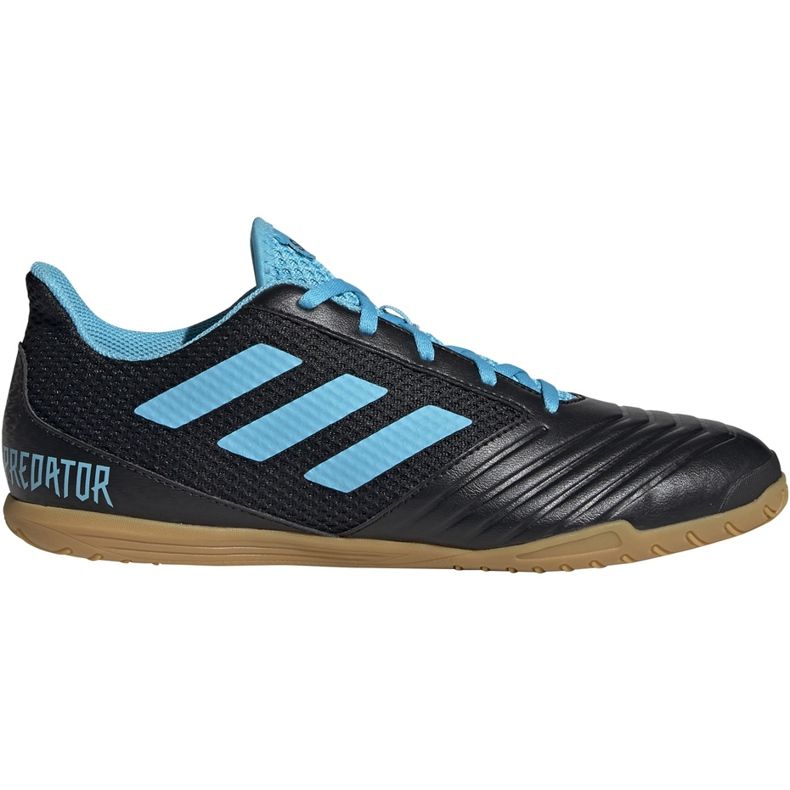 Chuteiras adidas Predator 19.4 In Sala preto e azul F35631 preto azul