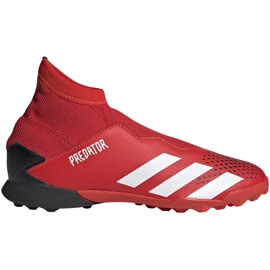 Chuteiras Adidas Predator 20.3 Ll Tf Jr EF1949 vermelho vermelho