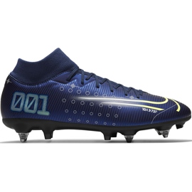 Chuteira Nike Mercurial Superfly 7 Academy Mds Sg Pro Ac CK0014 401 azul marinho azul marinho