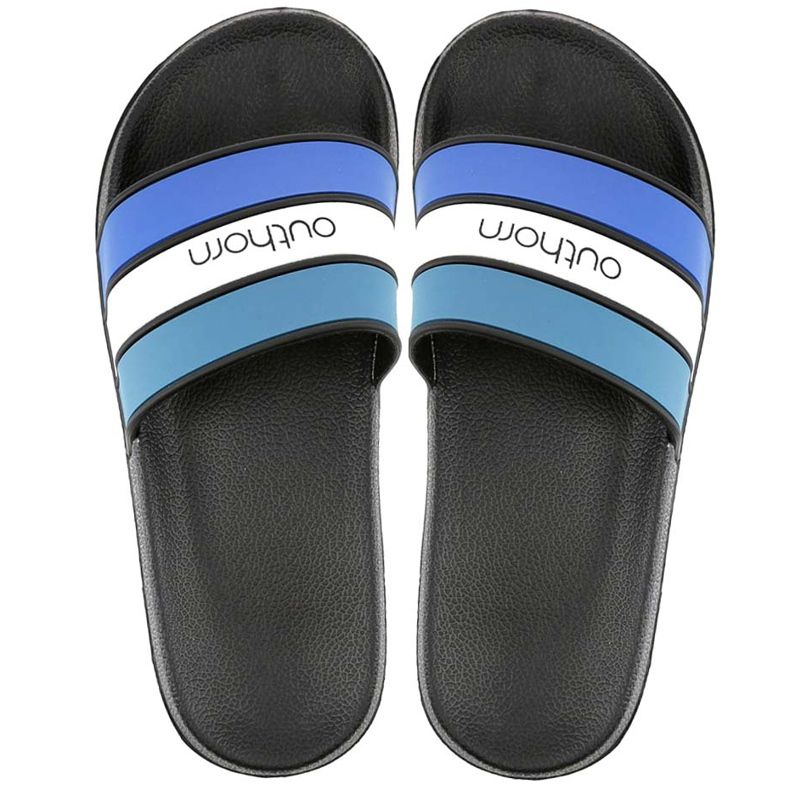 Chinelos masculinos Outhorn azul HOL20 KLM601 33S branco