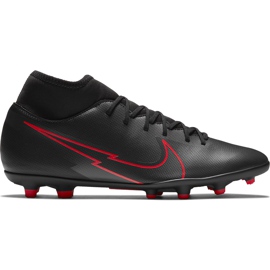 Chuteiras Nike Mercurial Superfly 7 Club FG / MG AT7949 060 preto, vermelho preto