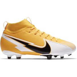 Chuteira Nike Mercurial Superfly 7 Academy FG / MG Junior AT8120 801 laranja