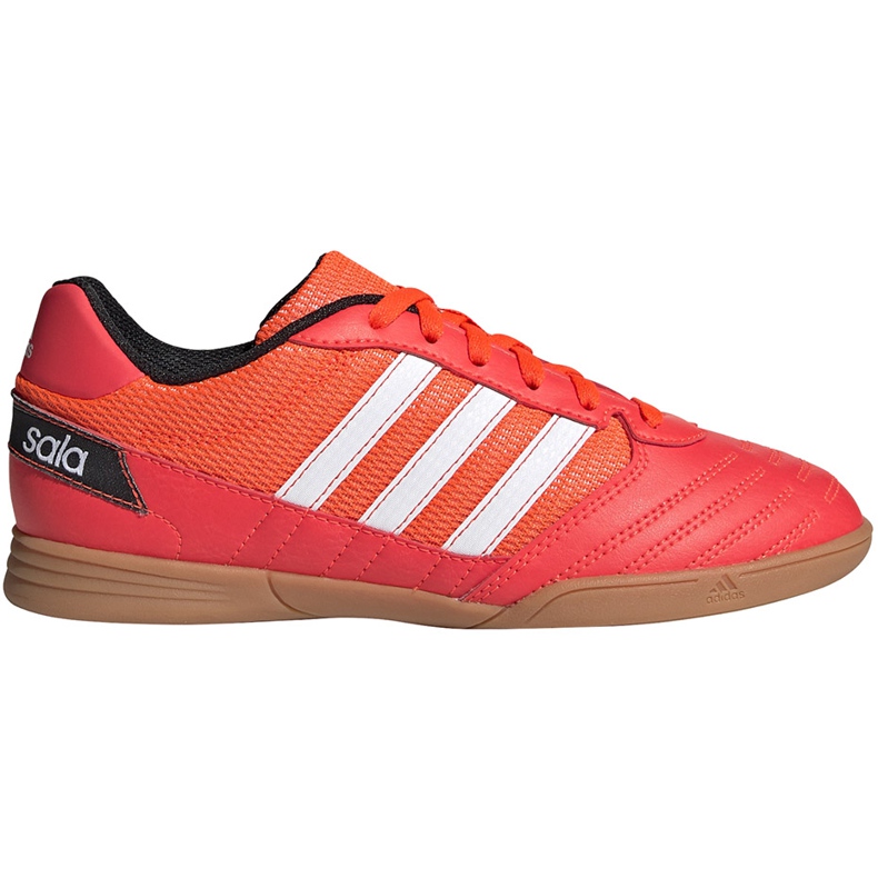 Chuteiras vermelhas Adidas Super Sala Junior FV2639 vermelho vermelho