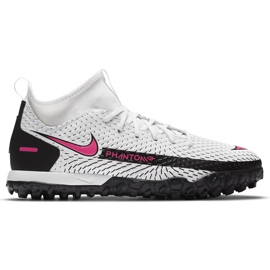 Chuteira Nike Phantom Gt Academy Df Tf Junior CW6695 160 branco branco