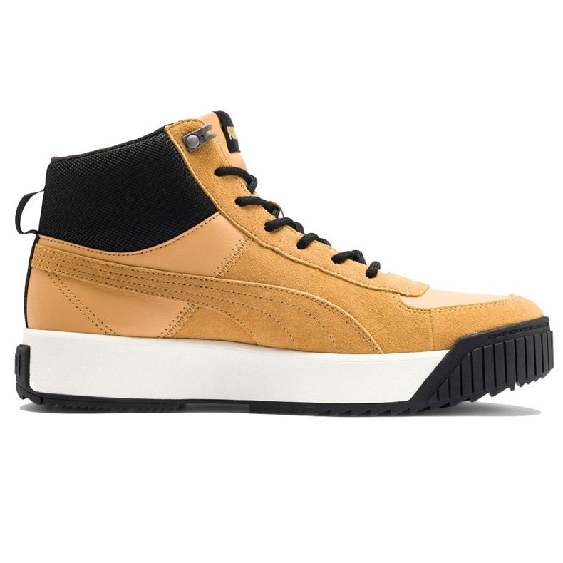 Sapatos masculinos Puma Tarrenz Sb marrom claro 370551 02 castanho